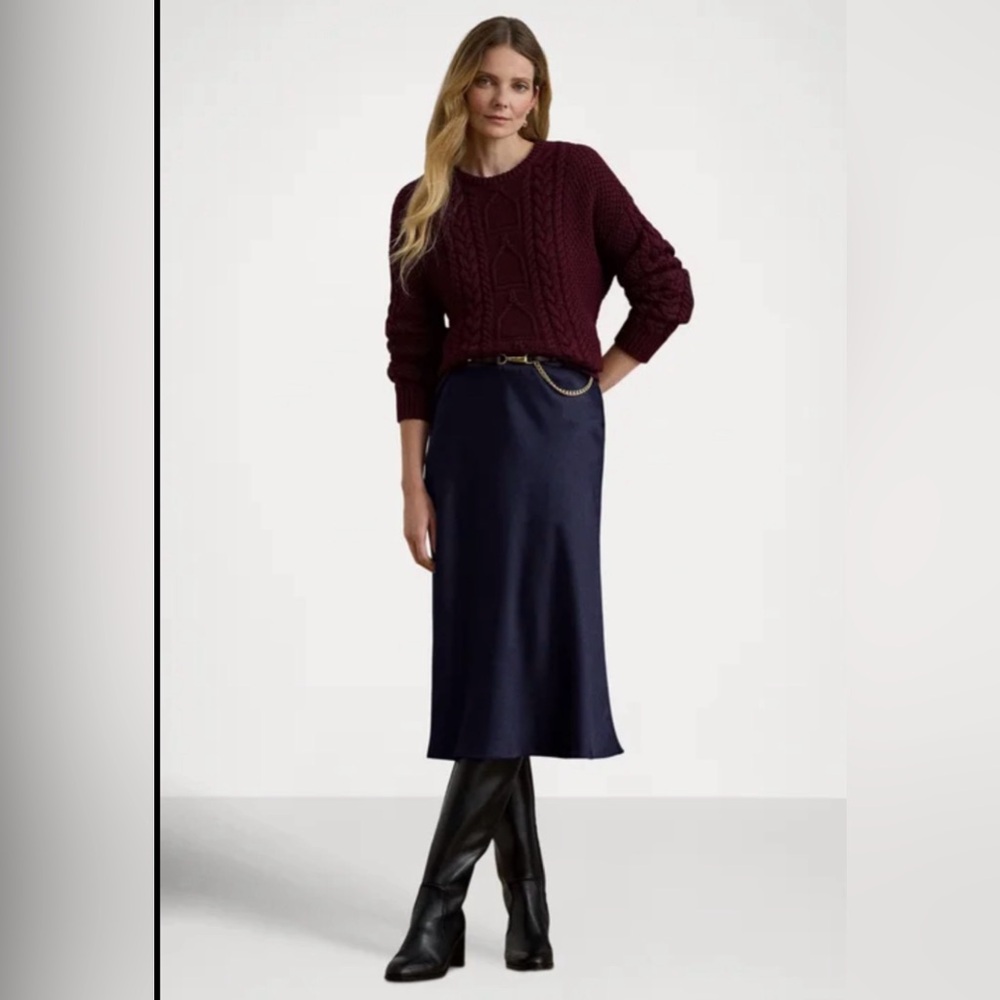Lauren Ralph Lauren Navy Skirt